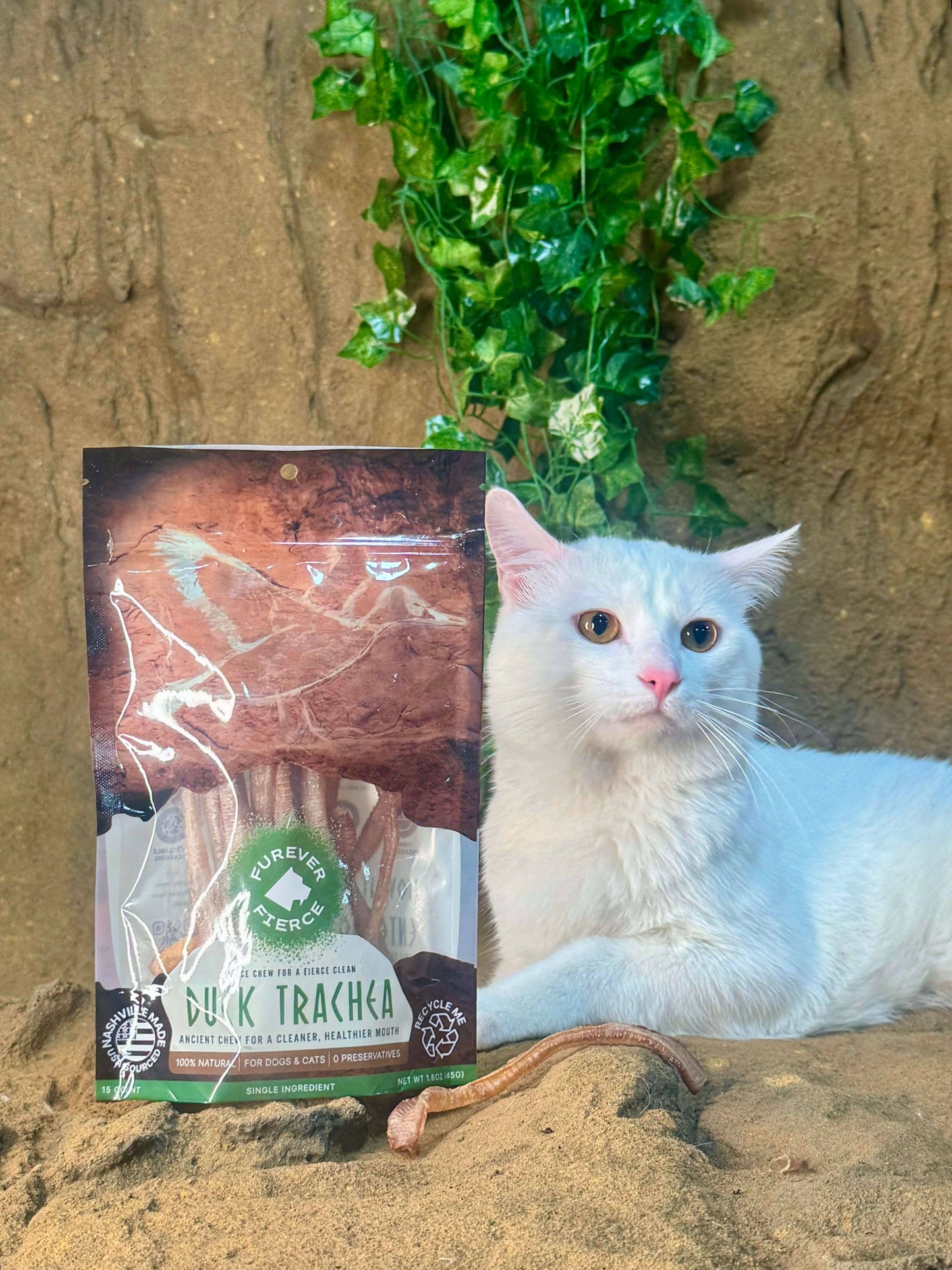 Duck Trachea Bag of 15 Dog Chew - Natural Single Ingredient