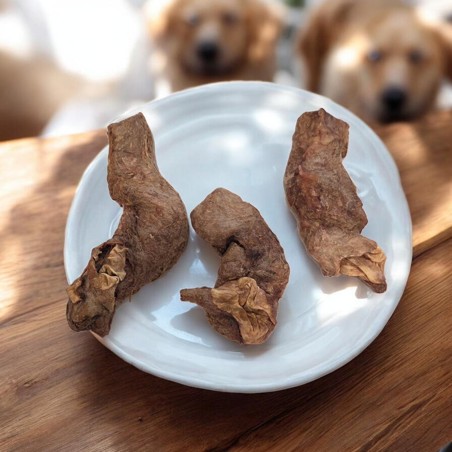 Freeze-Dried Beef Esophagus Ends and Pieces