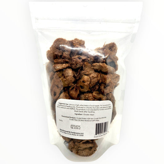 Chicken Hearts Sliced Freeze-Dried