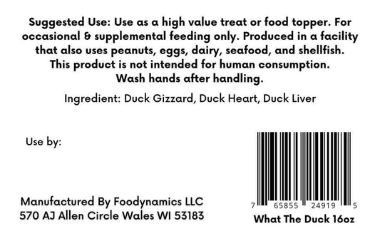 Duck Giblets Freeze-Dried - What The Duck?