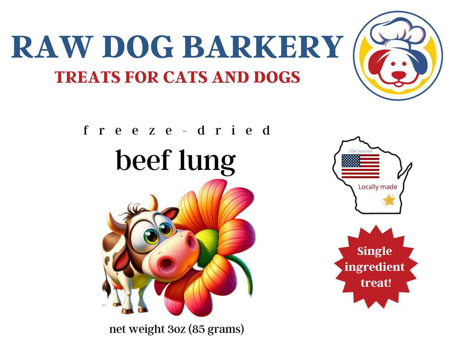 Beef Lung Freeze Dried