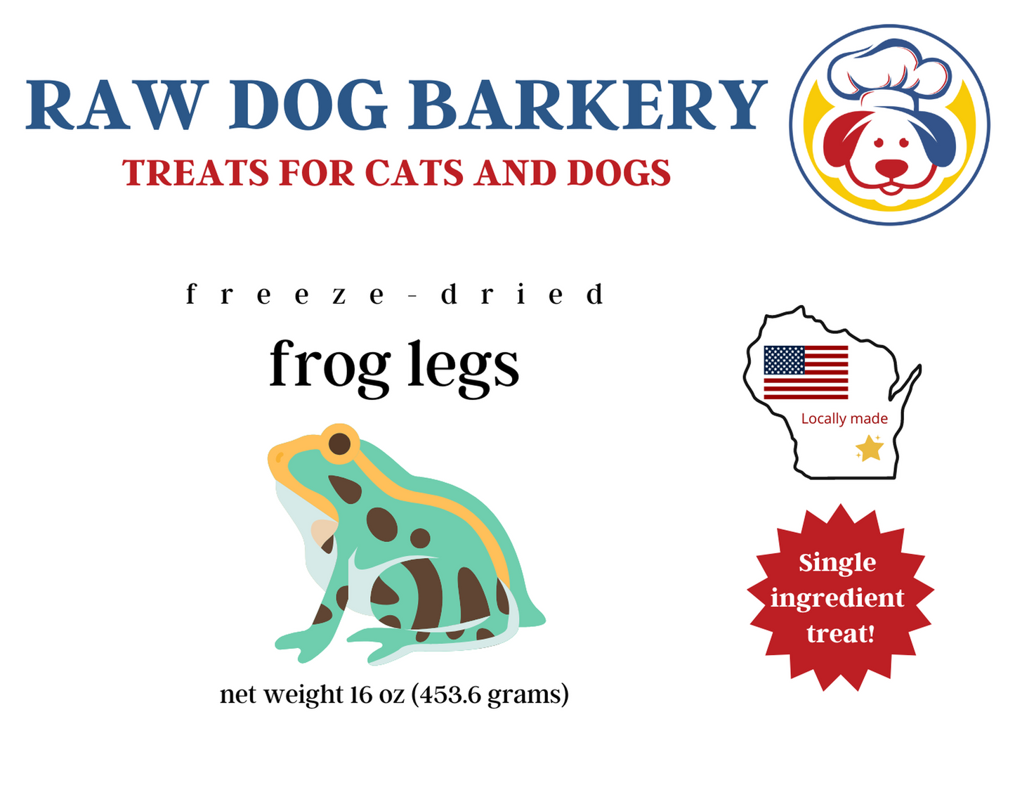 Frog Legs Freeze-Dried