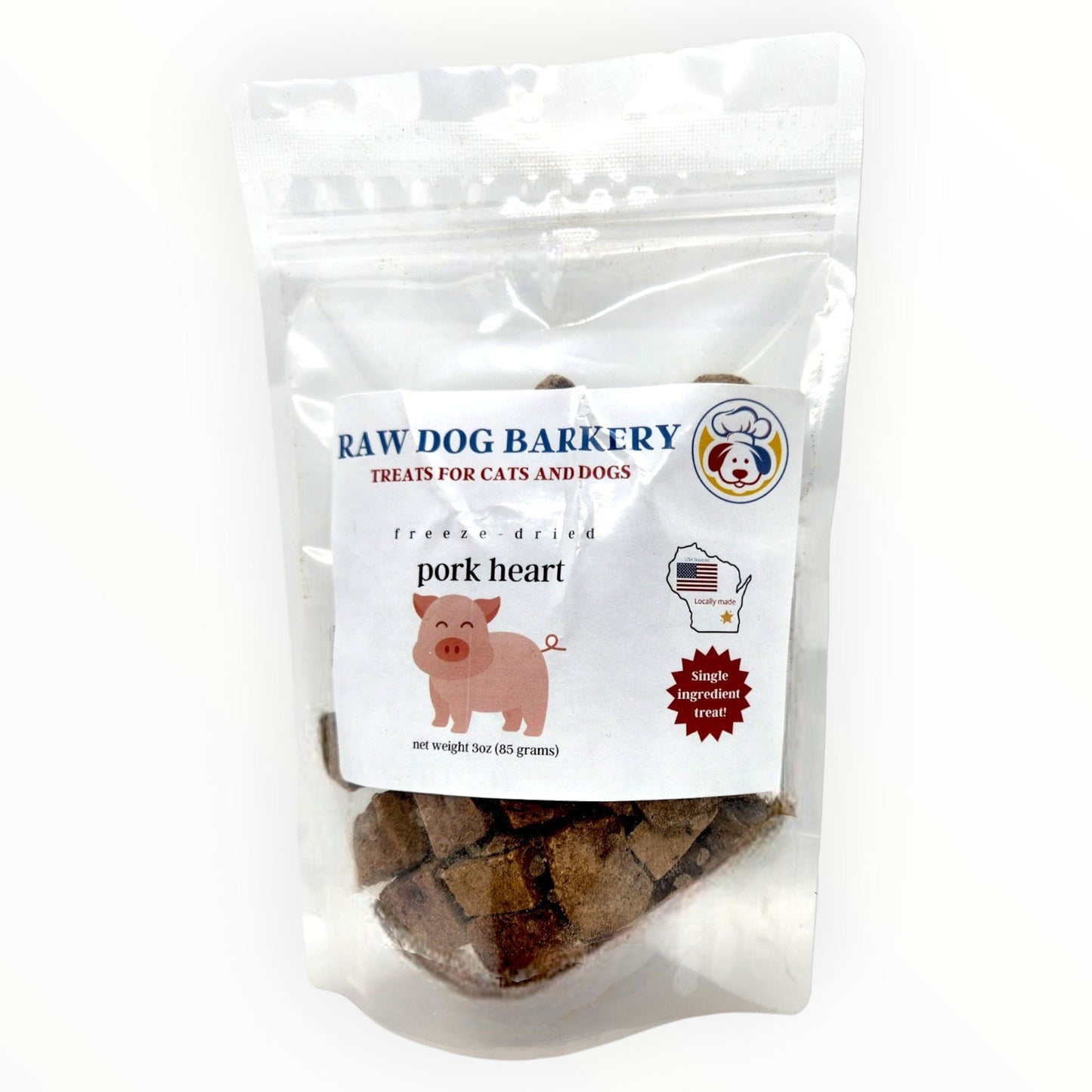 Pork Hearts Freeze-Dried