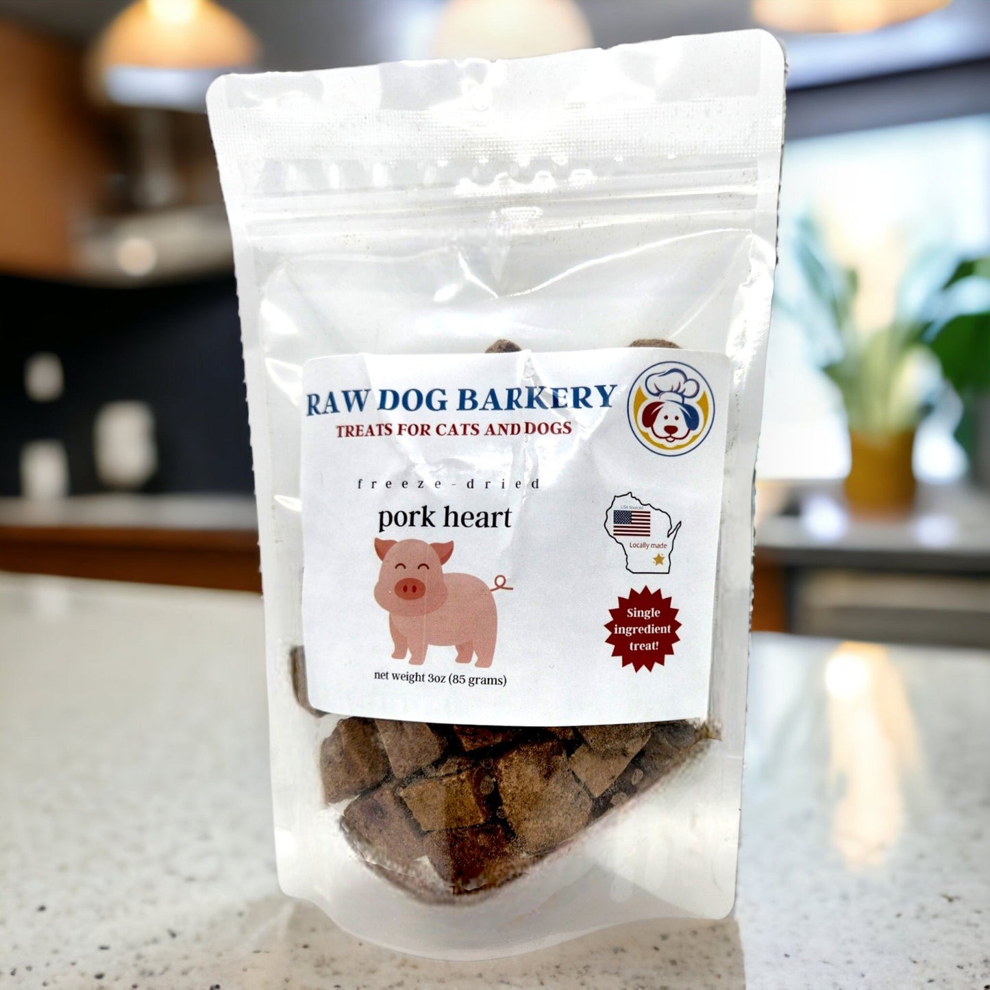 Pork Hearts Freeze-Dried