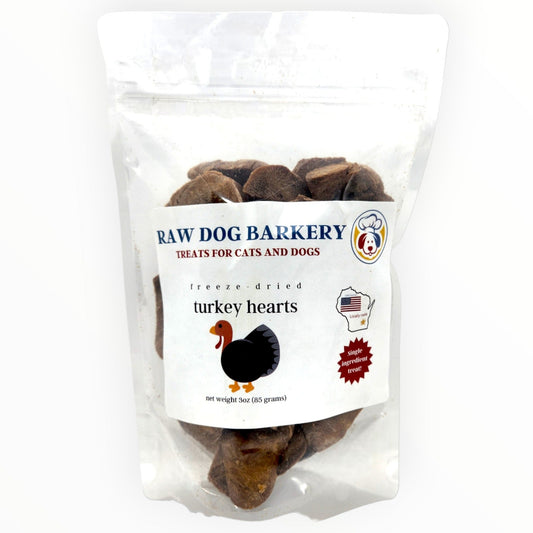 Turkey Hearts - Sliced Freeze Dried