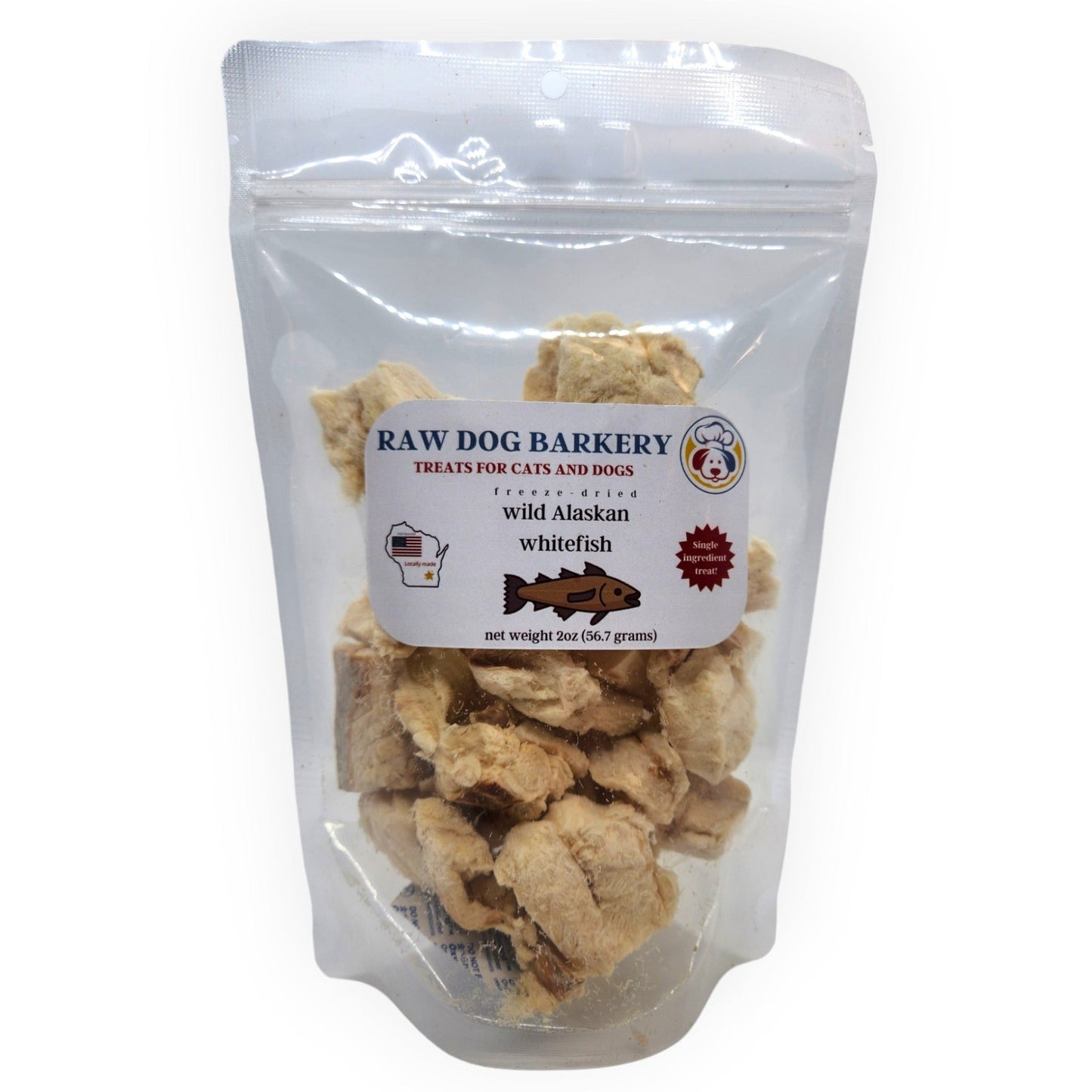 Wild Caught Alaskan Whitefish Freeze-Dried